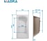 Ванна КЛАССИК/CLASSIC 1Marka 1400х700 А Комплект Стандарт 1+, в наборе 4 в 1: Прямоугольная ванна, фронтальная панель, металлические ножки, слив-перелив хром 01кл1470Акс1+ 6