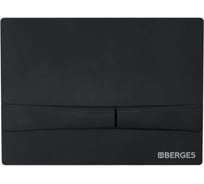 Инсталляция для скрытого монтажа унитаза Berges NOVUM кнопка F5 Soft Touch, черная 040255