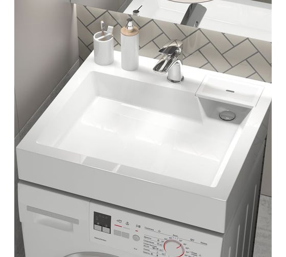 Раковина Reflexion home Reflexion Delta для установки над стиральной машиной (60x55 см) RX6055DE