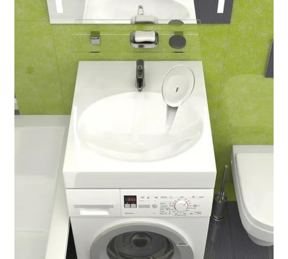 Раковина Reflexion home Reflexion Gamma для установки над стиральной машиной (60x60 см) RX6060GM