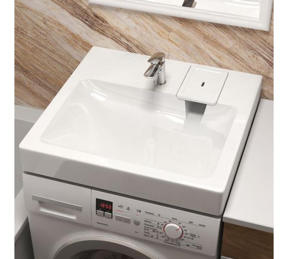 Раковина Reflexion home Reflexion Kappa для установки над стиральной машиной (60x60 см) RX6060KA