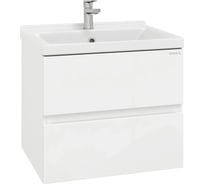 Тумба с раковиной Onika Эвада 60 подвесная, белая 106156