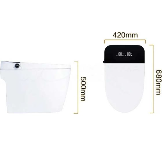 Умный электронный унитаз с функцией биде Santi Line SL-5034