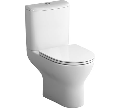 Унитаз-компакт Damixa Palace Grand безободковый, с сиденьем микролифт 468600SC