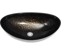 Раковина накладная Stella Polar Орион, золотой "вулкан" SP-00001507