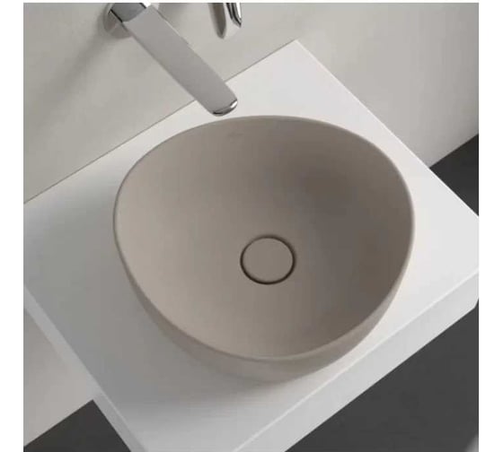 Раковина накладная Villeroy & Boch Antao 400x395x145 мм, цвет Almond 4A72 40 AM 00337440