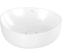 Раковина накладная Villeroy & Boch Antao 400x395x145 мм, цвет альпийский белый 4A72 40 R1 00337441