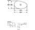 Раковина накладная Villeroy & Boch Antao 650x400x146 мм, цвет Pure Black 4A74 65 R7 00337447 5