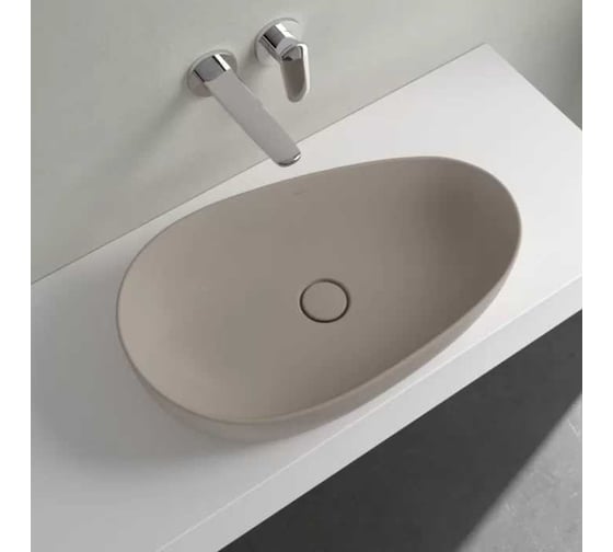 Раковина накладная Villeroy & Boch Antao 650x400x146 мм, цвет Almond 4A74 65 AM 00337444
