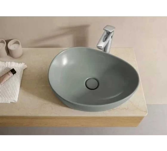 Раковина накладная Villeroy & Boch Antao 510x400x146 мм, цвет Morning Green 4A73 51 R8 00337438