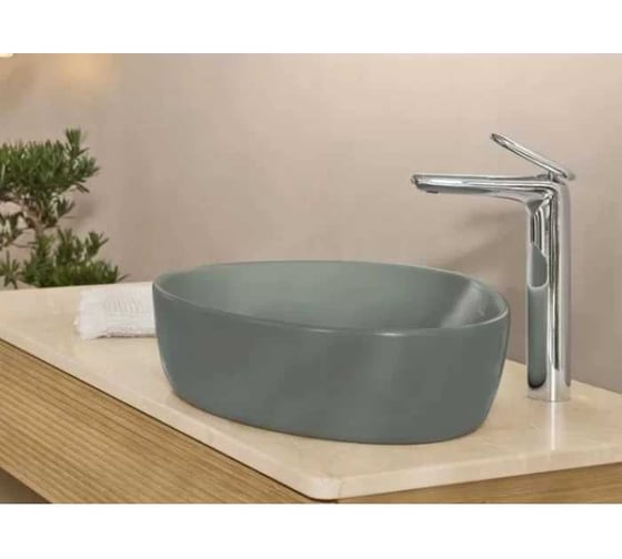 Раковина накладная Villeroy & Boch Antao 510x400x146 мм, цвет Morning Green 4A73 51 R8 00337438