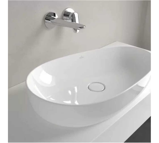 Раковина накладная Villeroy & Boch Antao 650x400x146 мм, альпийский белый 4A74 65 R1 00337445