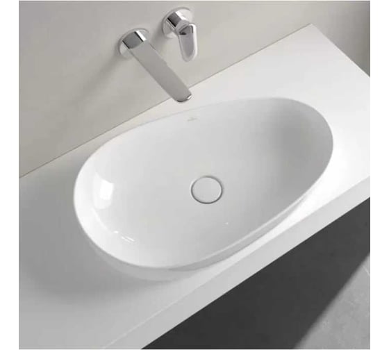 Раковина накладная Villeroy & Boch Antao 650x400x146 мм, альпийский белый 4A74 65 R1 00337445