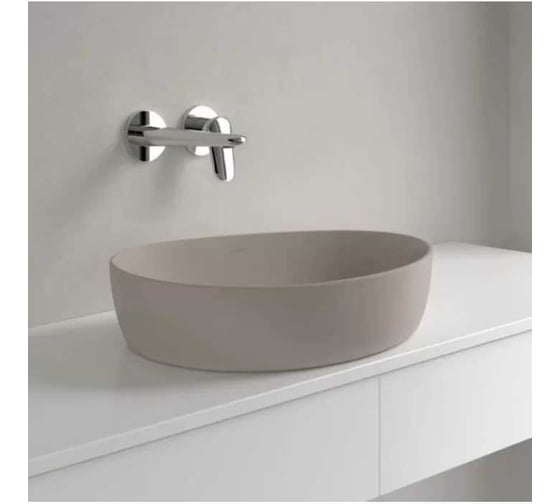 Раковина накладная Villeroy & Boch Antao 510x400x146 мм, цвет Almond 4A73 51 AM 00337436