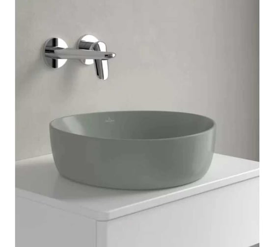 Раковина накладная Villeroy & Boch Antao 400x395x145 мм, цвет Morning Green 4A72 40 R8 00337442