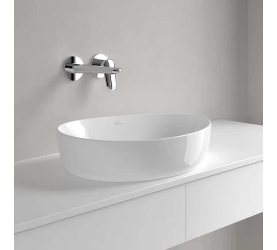 Раковина накладная Villeroy & Boch Antao 510x400x146 мм, альпийский белый 4A73 51 R1 00337437