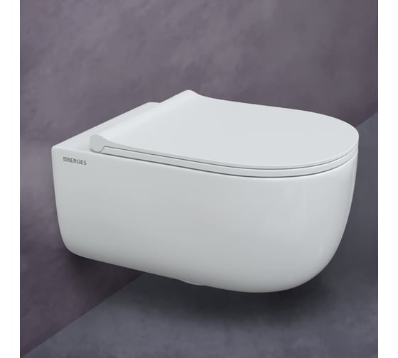 Комплект-инсталляция Berges NOVUM кнопка D3, унитаз EGO XL Rimless 043201