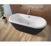 Акриловая ванна RIHO DUA FS 180x86 BLACK AND WHITE BD0166500000000