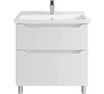 Тумба с раковиной RUVANN BELLO 80 + Фест 80 в ванную, напольная Т.BELLO.Э-80Н-KIT-FES