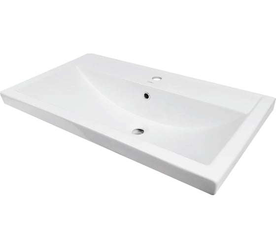 Тумба с раковиной RUVANN RINNI 80 + Фостер 80 в ванную, подвесная Т.RINNI.Д-80П-KIT-FOS