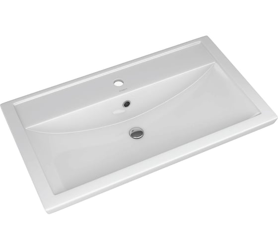 Тумба с раковиной RUVANN YUVA 80 + Фостер 80 в ванную, подвесная Т.YUVA.П-80П-KIT-FOS