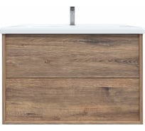 Тумба с раковиной RUVANN RINNI 80 + Миранда 80 в ванную, подвесная Т.RINNI.Д-80П-KIT-MIR