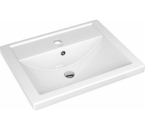 Тумба с раковиной RUVANN RINNI 50 + Фостер 50 в ванную, подвесная Т.RINNI.Д-50П-KIT-FOS