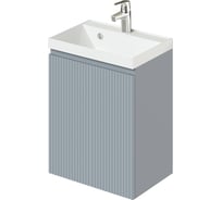 Тумба с раковиной подвесная распашная ИТАНА Kate 50 494x344x648 Green wood 4657810336438