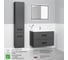 Тумба с раковиной подвесная ИТАНА Pino 90 903x482x640 Графит 4657821041468 9