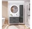 Тумба с раковиной подвесная ИТАНА Pino 90 903x482x640 Графит 4657821041468 10