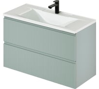 Подвесная тумба с раковиной ИТАНА Kate 100 987x438x640 Токио 4657810336568