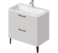 Напольная тумба с раковиной ИТАНА Nais 80 2.0 794x456x783 Керамик 4657810335066