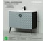 Напольная тумба с раковиной ИТАНА Palladio 100 2.0 987x438x849 Green wood TS 843-SFT 4657821041291 9