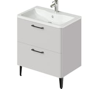 Напольная тумба с раковиной ИТАНА Nais 70 2.0 695x450x780 Керамик 4657810334519
