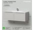 Тумба с раковиной ИТАНА Verona 2.0 120 1196x455x433 Керамик 4657821040942 12