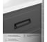 Подвесная тумба с раковиной ИТАНА Pino 60 580x476x642 Графит 4657821041338 5