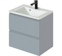 Подвесная тумба с раковиной ИТАНА Kate 65 642x442x640 Green wood 4657810336476