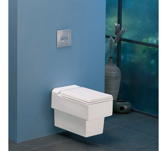 Подвесной унитаз Jaquar Fonte с сиденьем микролифт, белый 00065612 FNS-WHT-40951UF