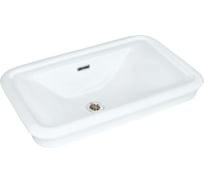 Встраиваемая раковина Jaquar с переливом, белая 00065679 ARS-WHT-39601