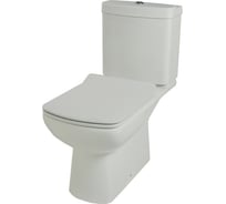Унитаз-компакт Creo Ceramique TOURS тонкая крышка микролифт 4/6 л., 700x370x790 TO1002N+TO1003N+TO1001N 00028201