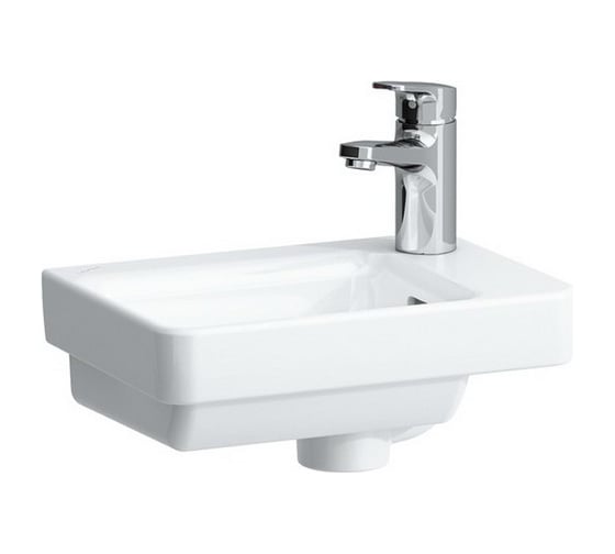 Мини-раковина Laufen PRO S асимметричная, 360x250 мм отверстие для смесителя справа 00041242 8.1596.0.000.104.1