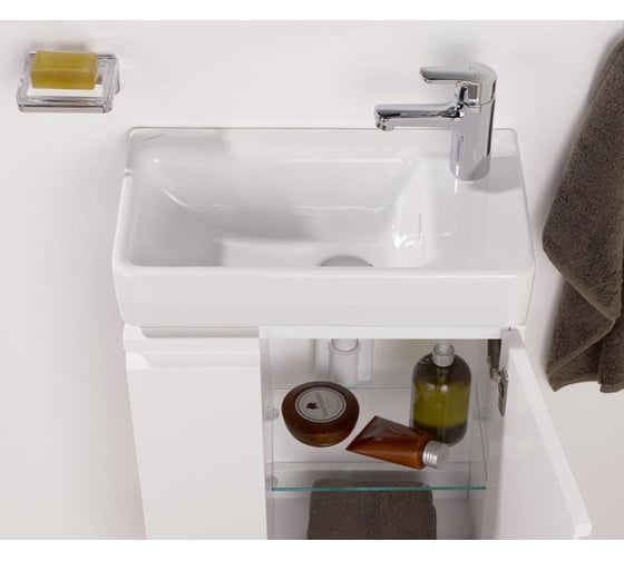 Мини-раковина Laufen PRO S асимметричная, 360x250 мм отверстие для смесителя справа 00041242 8.1596.0.000.104.1