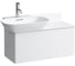Раковина Laufen INO с полочкой справа 900х360/450мм, SaphirKeramik цвет белый 00040497 8.1330.2.000.104.1 2