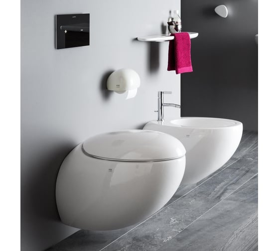Подвесной унитаз Laufen Alessi One rimless безободковый 00046272 8.2097.1.400.000.1
