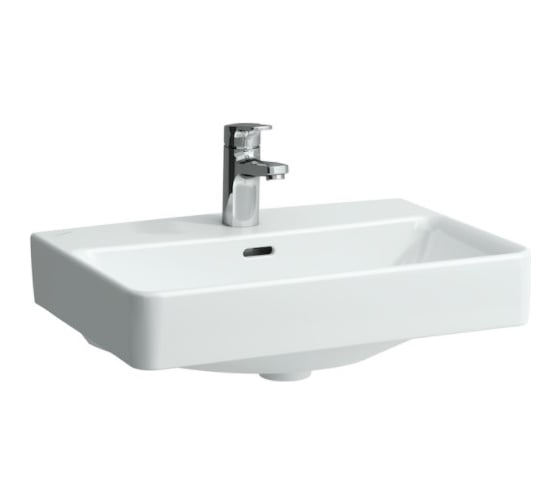 Раковина Laufen PRO S 55х38 см, с отверстием для смесителя, цвет белый 00041831 8.1895.8.000.104.1 1
