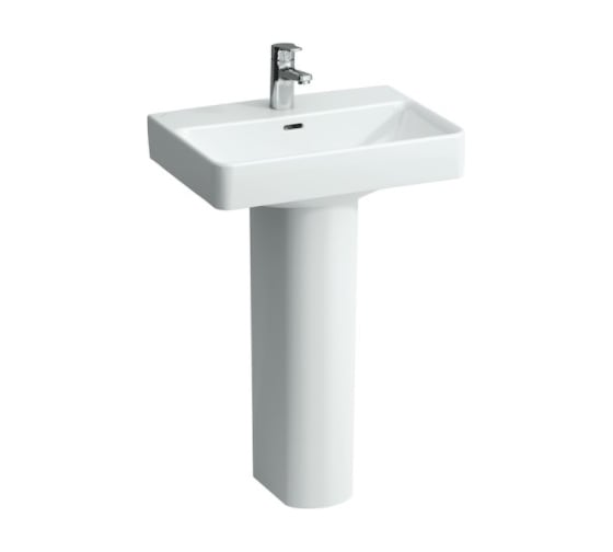 Раковина Laufen PRO S 55х38 см, с отверстием для смесителя, цвет белый 00041831 8.1895.8.000.104.1