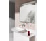 Раковина Laufen INO с полочкой слева 900х360/450мм, SaphirKeramik, цвет белый 00036223 8.1330.1.000.104.1 9