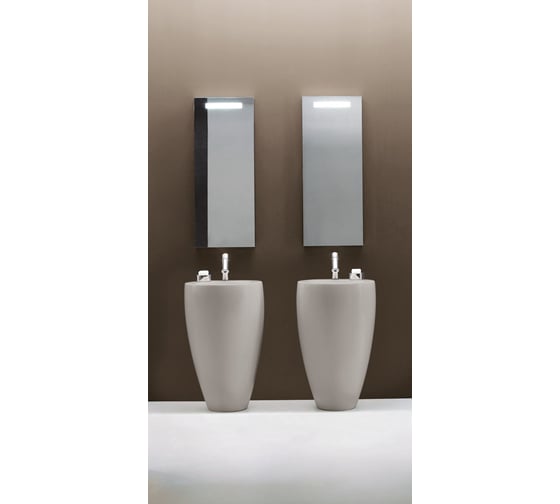 Раковина с пьедесталом Laufen Alessi One 52x53 см, с отверстием для смесителя, покрытие LCC 00031355 8.1197.2.400.104.1