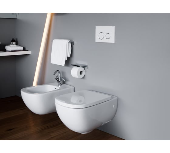 Подвесной унитаз Laufen PALOMBA с глубоким смыванием, Vario выпуск, цвет белый Х 00026590 8.2080.1.000.000.1