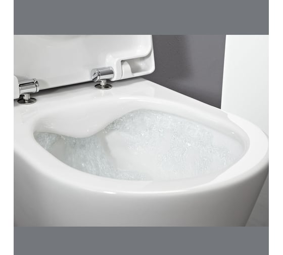 Подвесной унитаз Laufen PALOMBA со скрытым ободком, глубокое смывание 00056475 8.2080.2.000.000.1